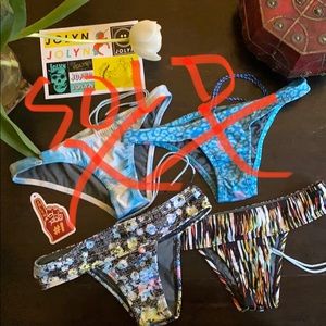 JOLYN👙Bundle of 4: 2 Softy Il & 2 Brazil bottoms